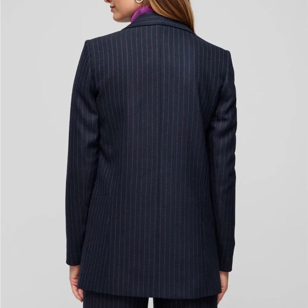 White House Black Market The Relaxed Blazer Striped 14 570357780 - Picture 15 of 16